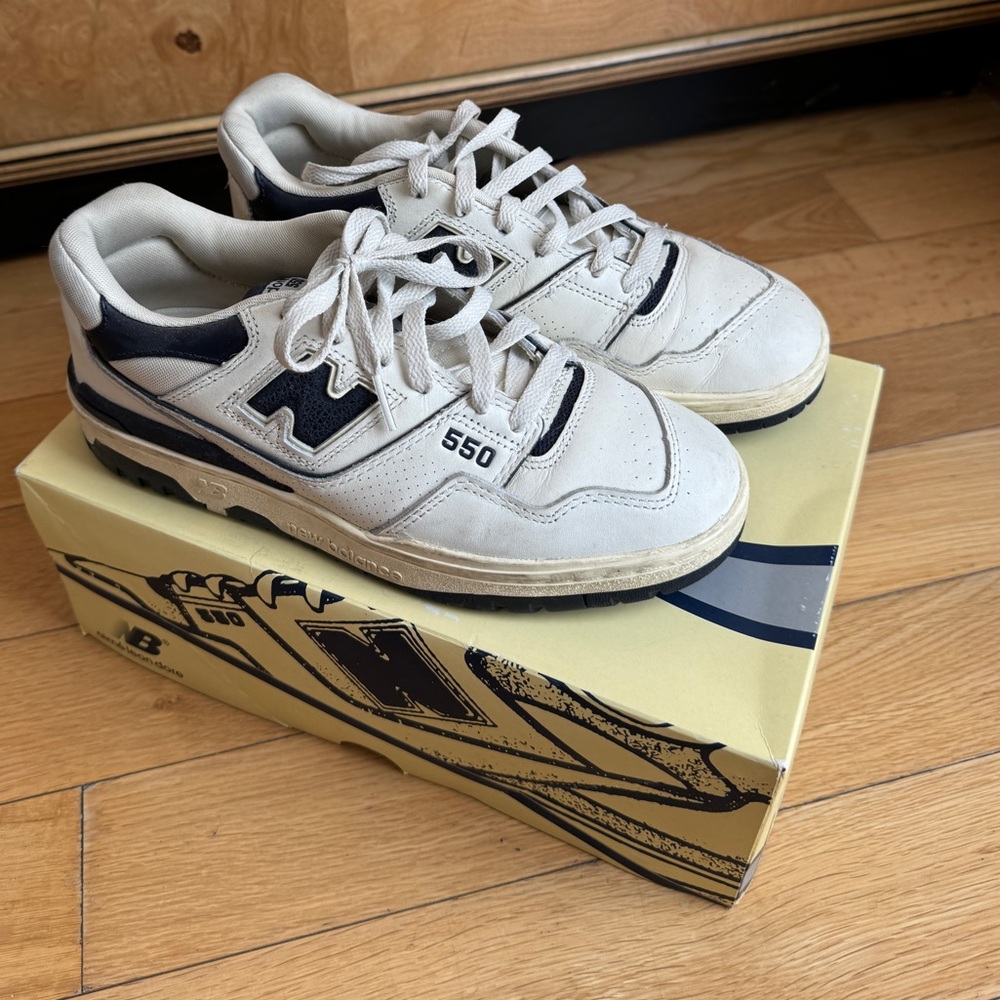 New Balance x Aimé Leon Dore 550 'Navy' men size: 7; 6.5 UK; 8.5/9 women